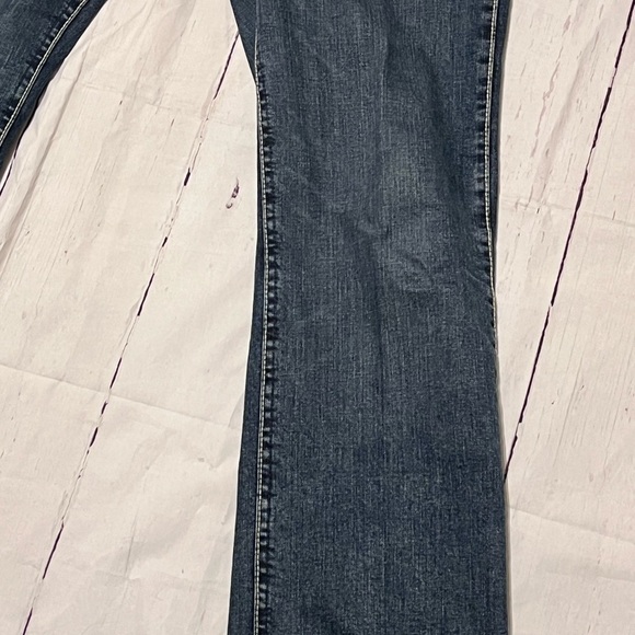 Women’s Wrangler Jeans Q Baby No Gap Waistband WRJ30MS Size 13/14 x 34 RN 130273 - Picture 10 of 13